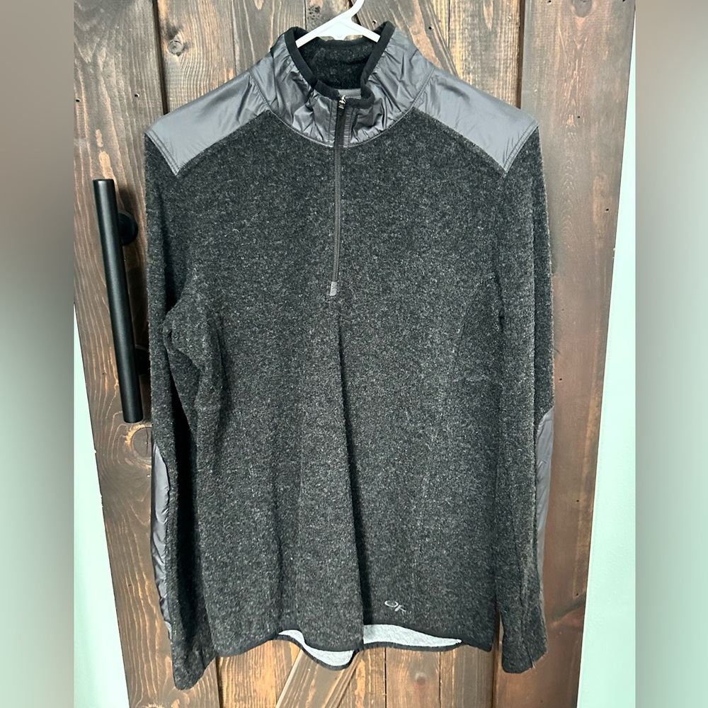 Women’s Outdoor Research warm fleece/wool 3/4 zip